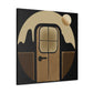"Atomic Orbit- Midcentury" - Canvas