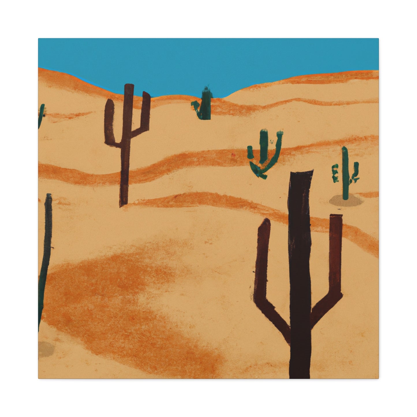 Southwestern Chic - Vintage Contemporary - Desert -Canvas
