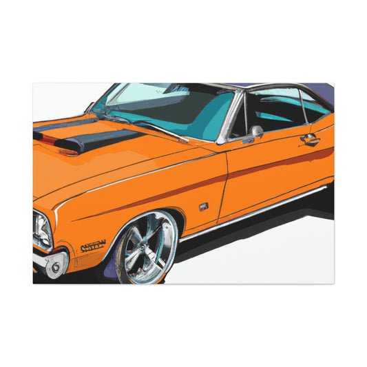The Rumble Rooster - Automobile - Canvas