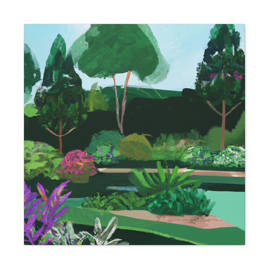Flowering Fields - Landscape - Canvas