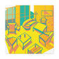 Pineapple Pop- Midcentury - Canvas