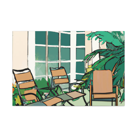 Vibrant Abstraction - Midcentury - Canvas