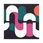 Dashing Squares - Midcentury - Canvas