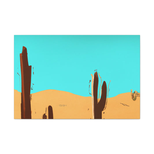 Desert Splendor - Vintage Contemporary - Desert - Canvas