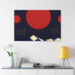Red Sun - Midcentury Canvas