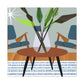 Vibrant Refraction - Midcentury - Canvas