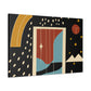 Honey Entry - Midcentury Canvas