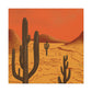 Mustique - Vintage Contemporary - Desert - Canvas