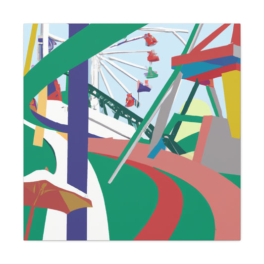 Magical Carousel - Amusement - Canvas