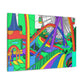 Ferris Paradise - Landscape - Amusement - Canvas
