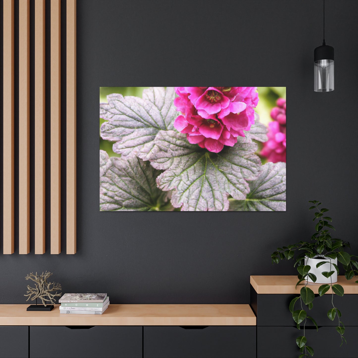 "Garden Fountain Fantasia" - Canvas - Floral