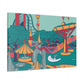 Growtopia - Landscape - Amusement - Canvas