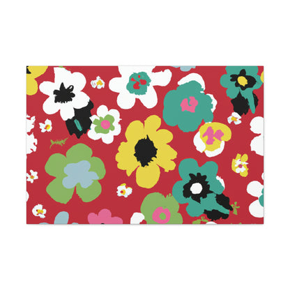 "Petal's Poise" - Floral Canvas