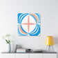 Sunburst Bubblegum- Midcentury - Canvas