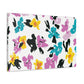 "Petal Push" - Floral Canvas
