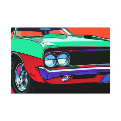 Blaze of Glory - Automobile - Canvas