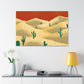 Glamourous Simplicity - Vintage Contemporary - Desert - Canvas