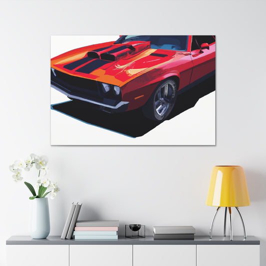 Hot Rod Thunder - Automobile - Canvas