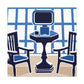Waiting Room Lounge - Midcentury - Canvas