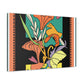 Spikestriped Similiskin. - Floral Canvas Midcentury