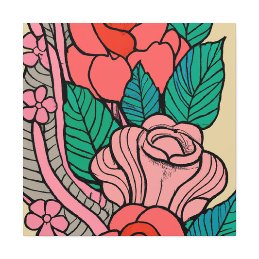 Blissful Delight - Floral - Canvas