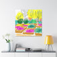 Butterfly Bloom Landscape - Canvas