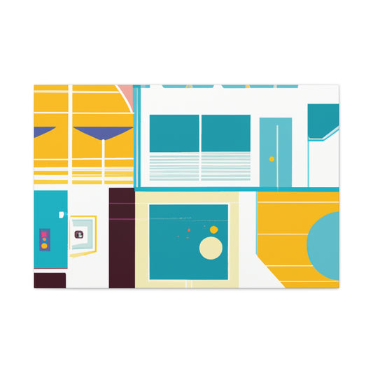 "Homage Mirage - Midcentury" - Canvas