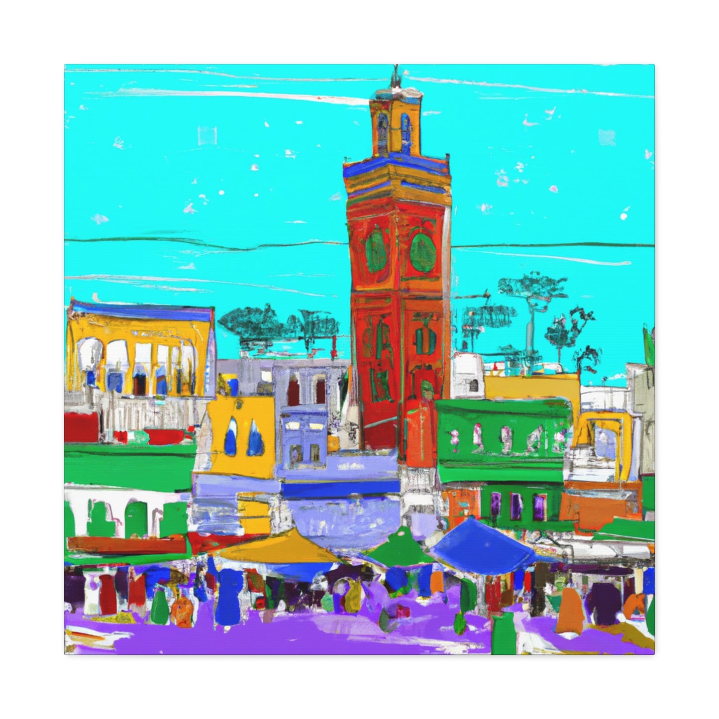 A'Sanienja Taviour - Morraco - Canvas