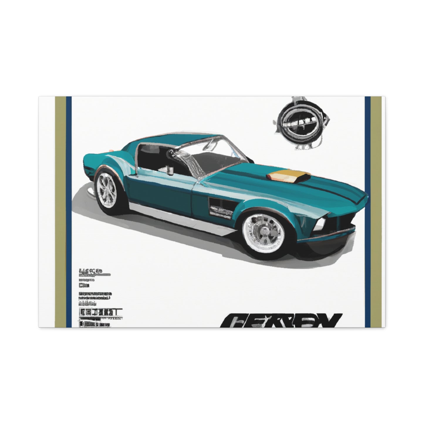 Firebolt - Automobile - Canvas