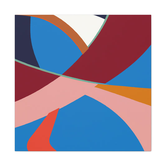 Atoms of Blooms - Midcentury - Canvas