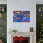 Blue Turbulence - Canvas - Abstract