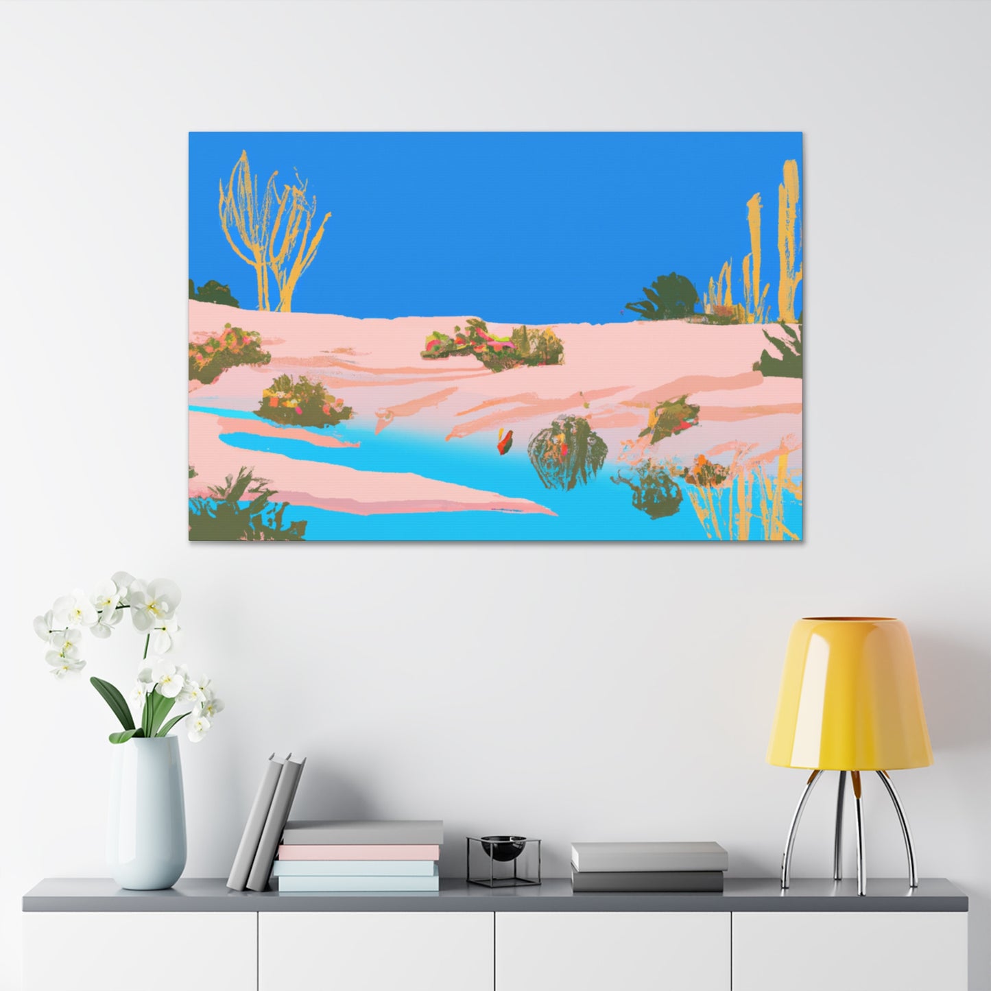 Blue Desert Mirage – Landscape - Canvas