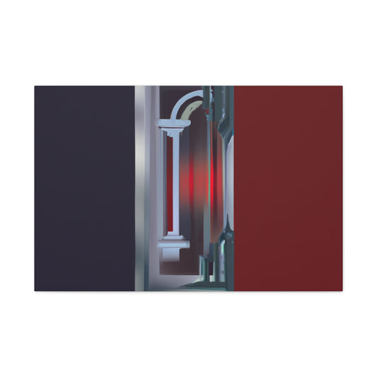 Cosmic Deco: - Art Deco Canvas