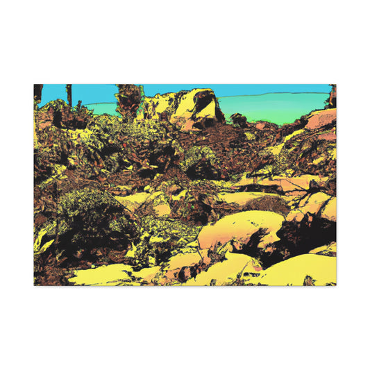 Sunbaked Horizon - Landscape - Canvas
