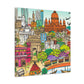 Hindustan - Destination India - Canvas