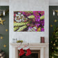 Flower Bed Fantasy. - Canvas - Floral