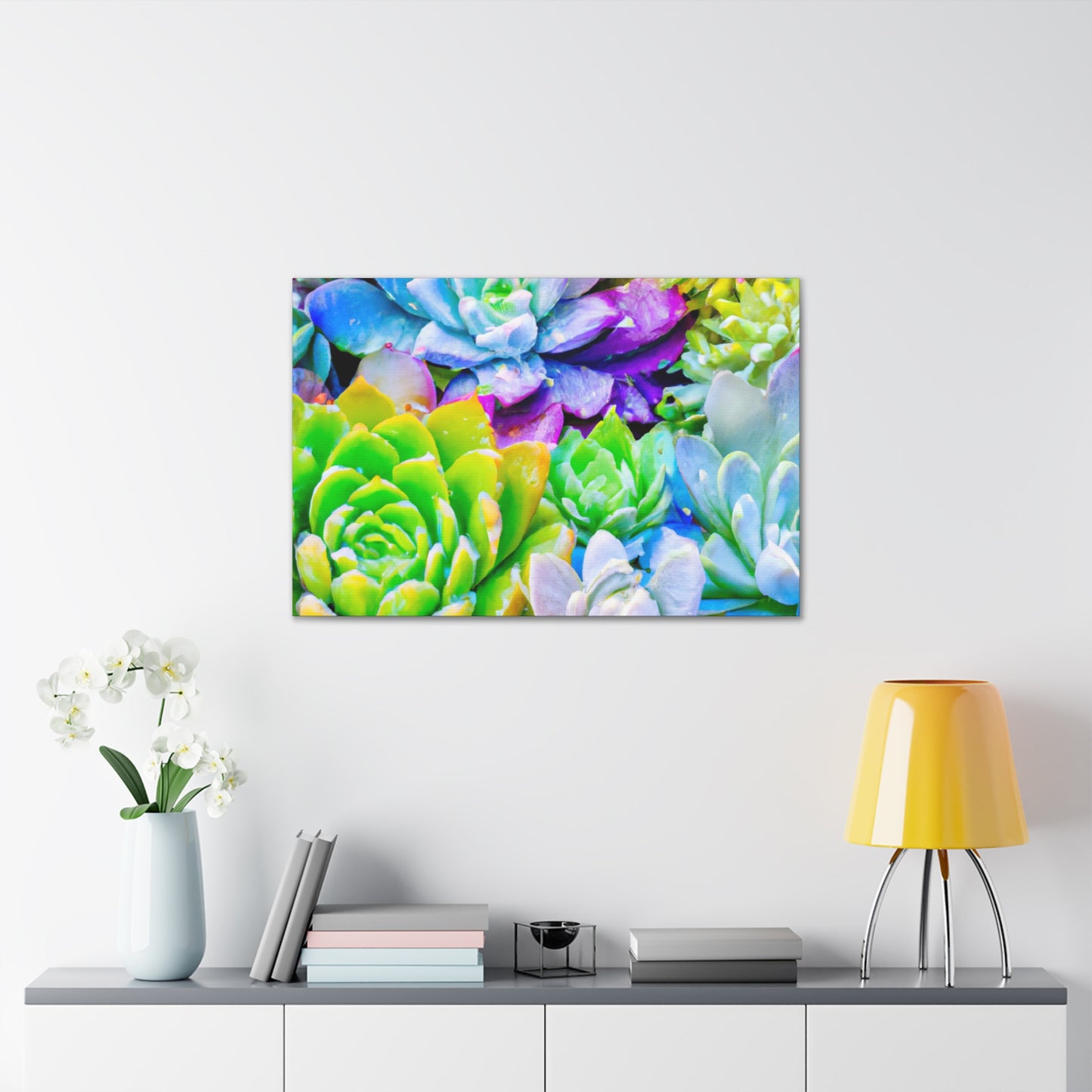 Garden of Bright Delights - Canvas - Succulent