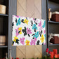 "Petal Push" - Floral Canvas