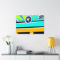 "The 'Rocket Ride' Drive-In Movie Experience" - Canvas - Pop Art