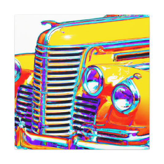 "Retro Rod" - Automobile Canvas