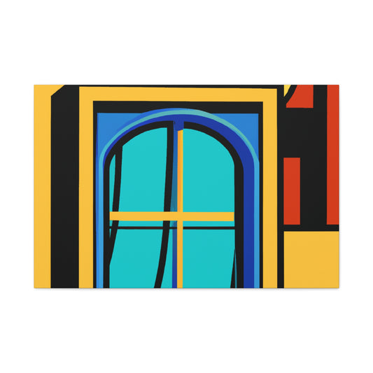 Autumn Reflection- Midcentury - Canvas