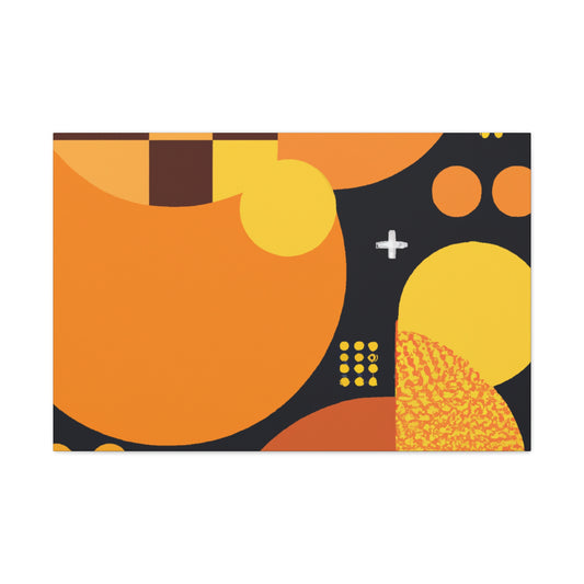 Solar Sunrise - Midcentury - Canvas