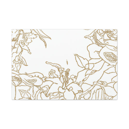 Petunia Palette - Floral - Canvas