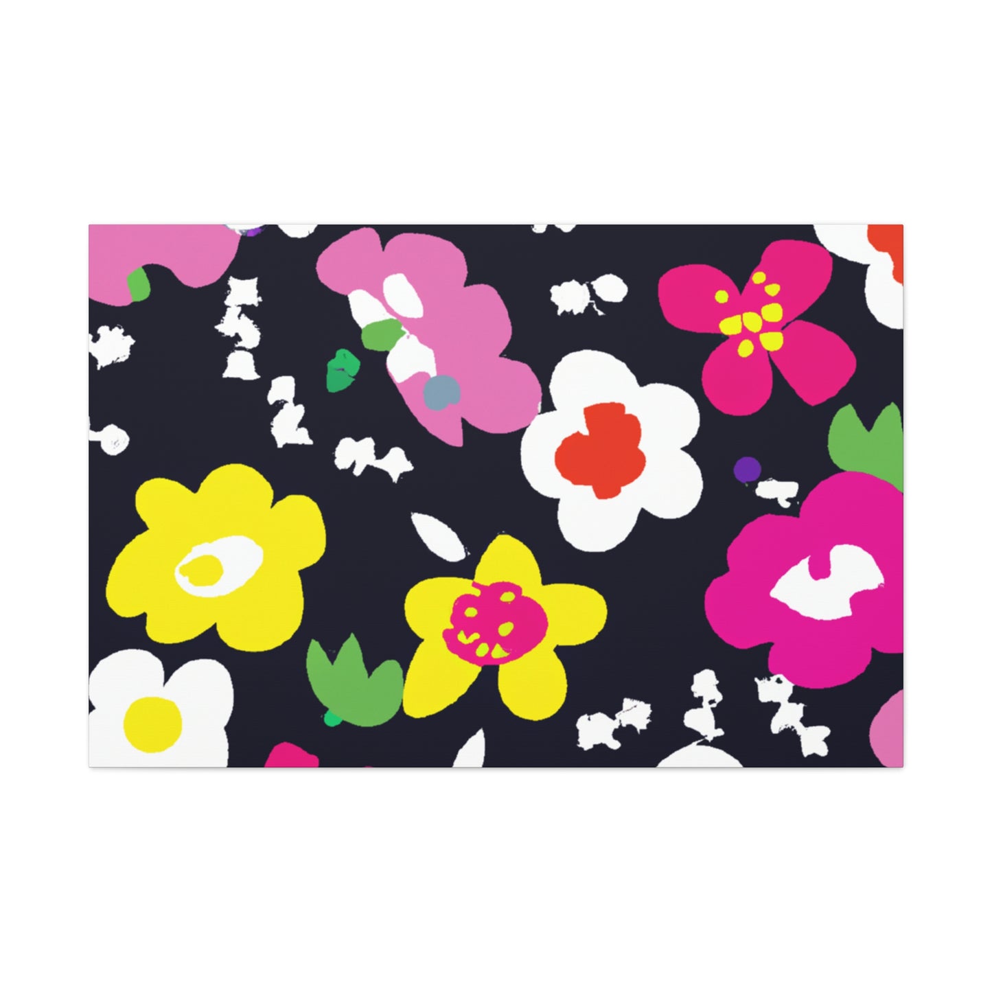 Blissful Bloomies - Floral - Canvas