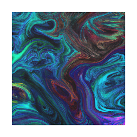 Electric Blue - Canvas - Abstract