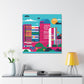 Arriba South America - Canvas