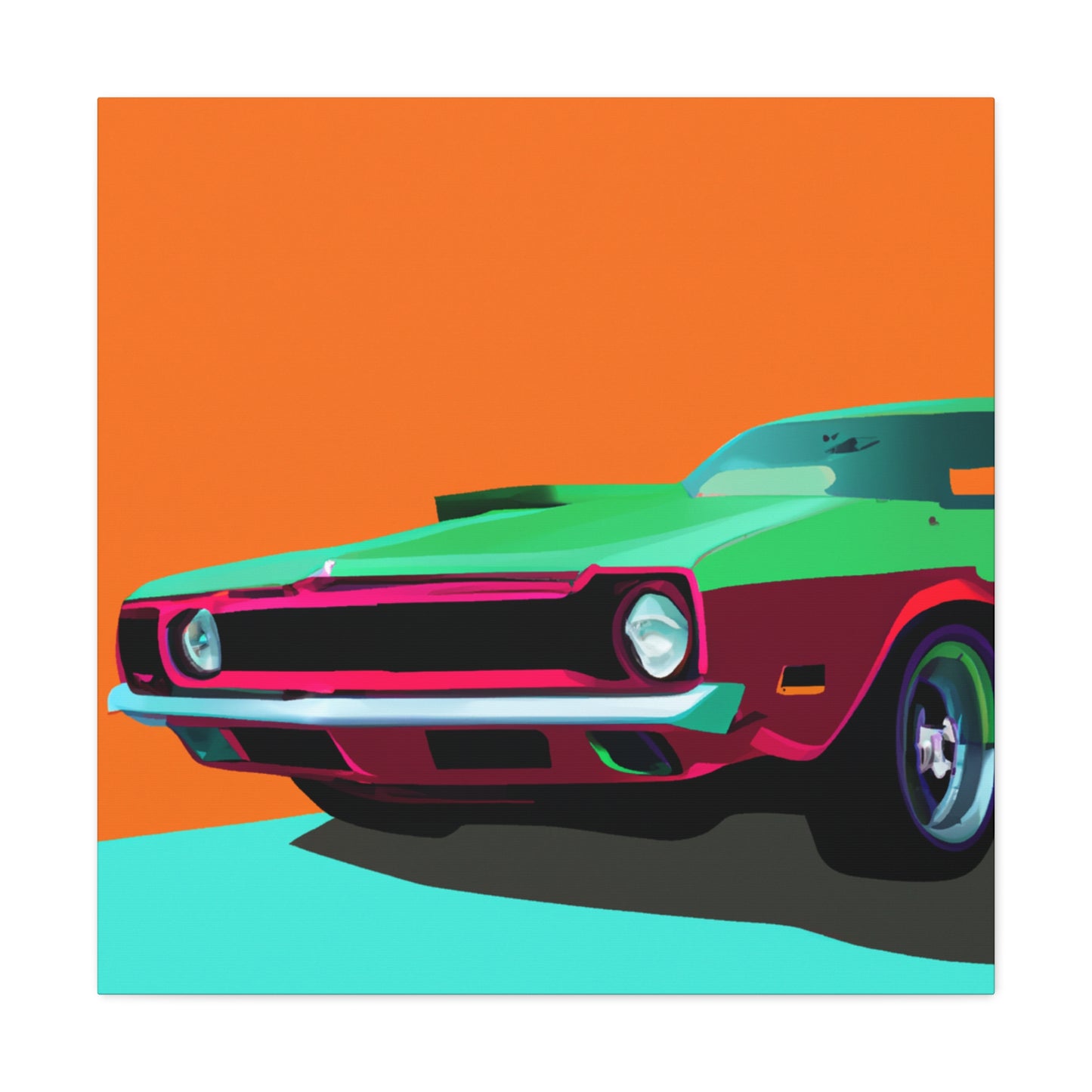 Flyin' Jalopy - Automobile - Canvas