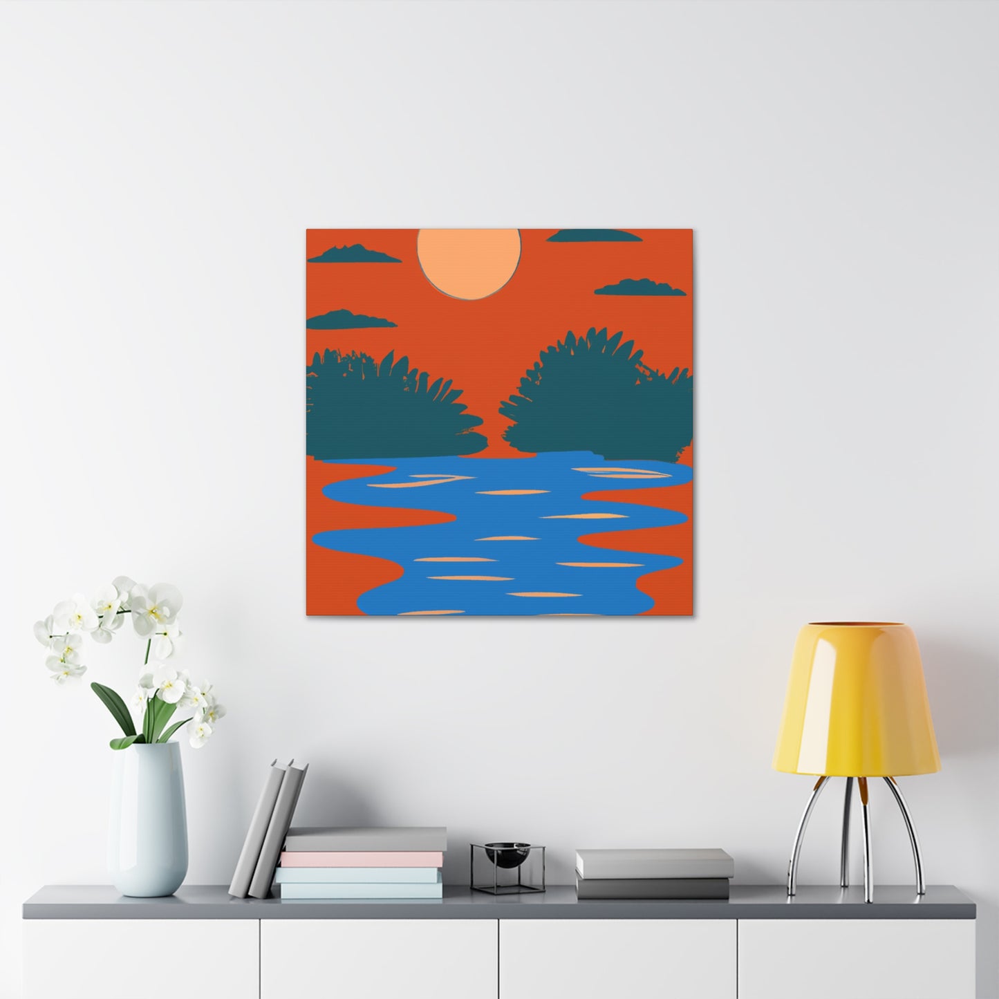 "Blade Dance - Midcentury" - Canvas