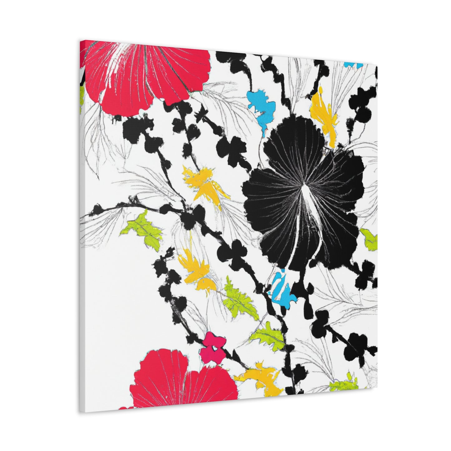 Periwinkle Petals - Floral - Canvas
