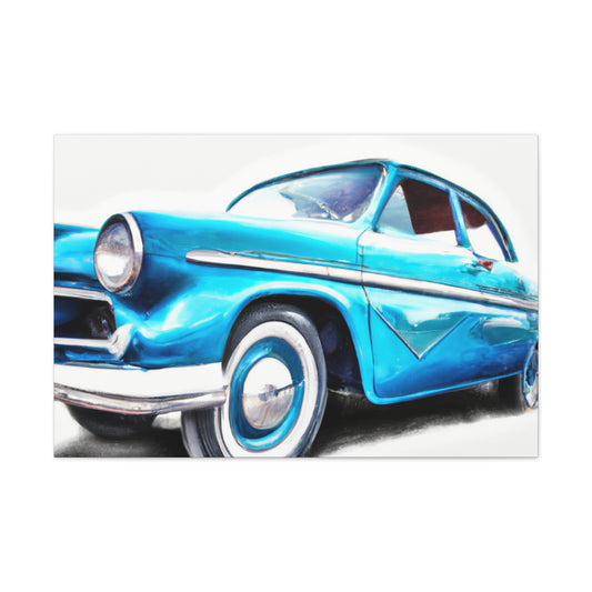 Old Bluey- Automobile Canvas